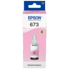 EPSON Bouteille d'encre Magenta Clair pour Imprimante L800 ORIGINAL (C13T67364A)