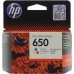 HP CARTOUCHE 650 COULEUR ORIGINAL