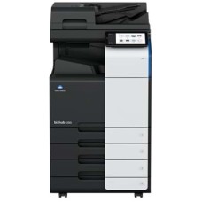  KONICA MINOLTA C250i (COPIEUR 25ppm/ IMPRIMANTE / SCANNER COULEUR) AVEC CACHE VITRE, CONSOMMABLES ET SOCLE