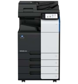  KONICA MINOLTA C250i (COPIEUR 25ppm/ IMPRIMANTE / SCANNER COULEUR) AVEC CACHE VITRE, CONSOMMABLES ET SOCLE